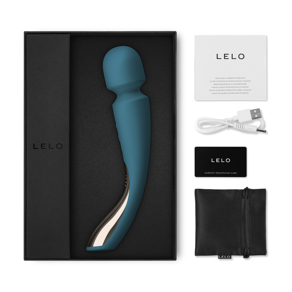 Lelo Smart Wand 2 Med Ocean Blue - Image 3